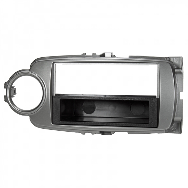 Radioblende Toyota Yaris ab 2011 silber (1 & 2 DIN)(CT24TY42)