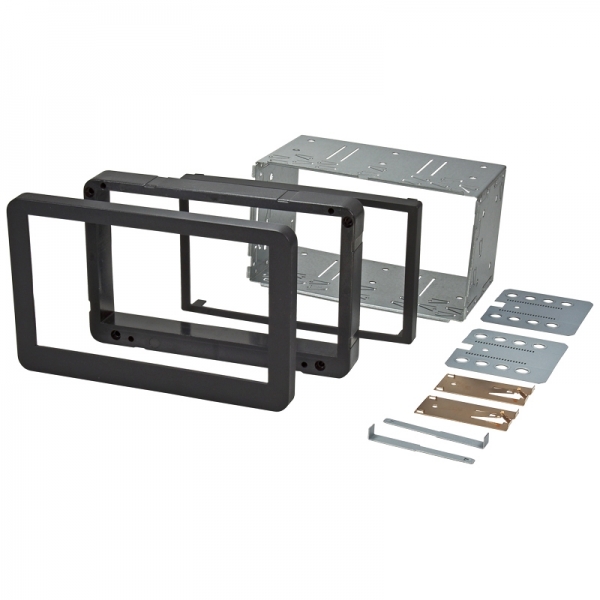 Radioblende Alfa 159, Brera Fahrzeuge mit OEM Navi HQ (2 DIN Einbauset) (24431S1)