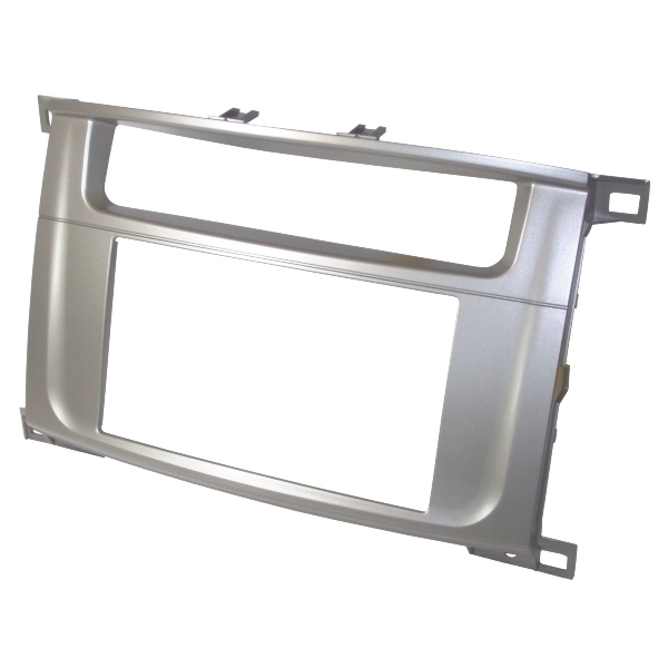 Radioblende Lexus LX470, Toyota Land Cruiser 100, silber (2 DIN)(CT24TY19)