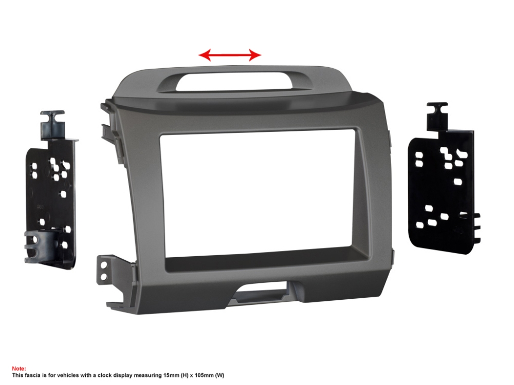 Radioblende Kia Sportage 2011 bis 2015 (CT23KI35)