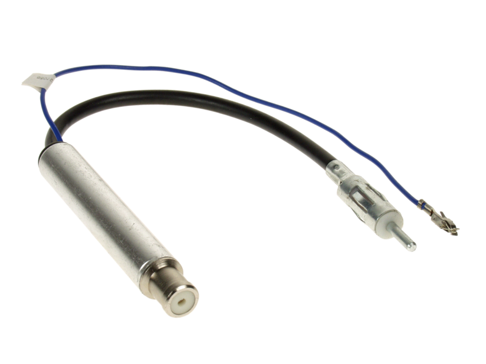 ACV 1500-03 | Antennenadapter ISO (f) auf DIN (m) mit 12V Phantomspeisung