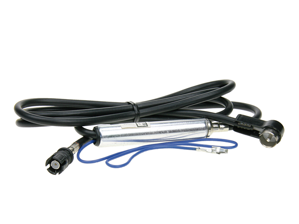 ACV 1500-02 | Antennenadapter HC97 (f) auf ISO (m) mit 12V Phantomspeisung