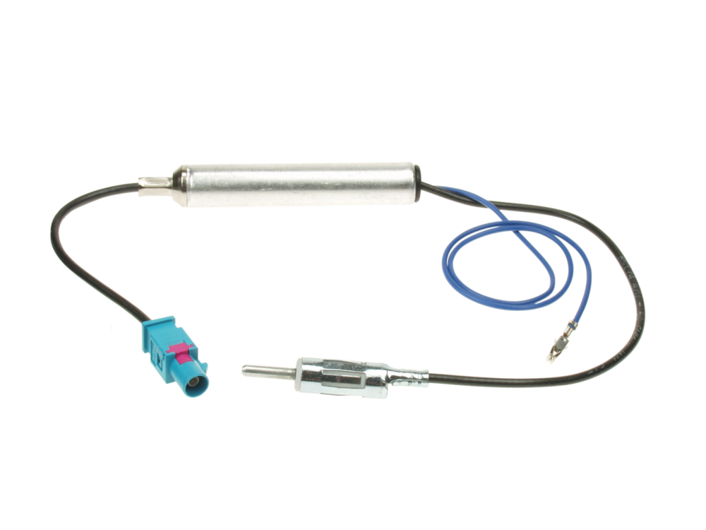 ACV 1524-03 | Antennenadapter Fakra (m) auf DIN (m) mit 12V Phantomspeisung