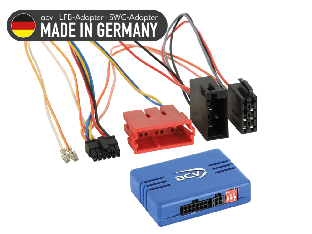 ACV 42a-1323-000 | Lenkradinterface Porsche 911, Boxster, Cayenne, Cayman (ISO / Mini ISO)
