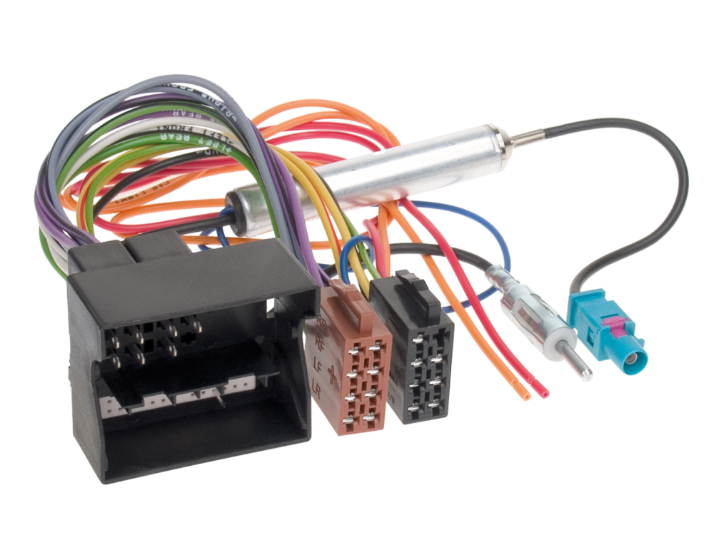 ACV 1230-46 | ISO Adapterkabel Opel mit Quadlock, inkl. Antennenadapter auf DIN