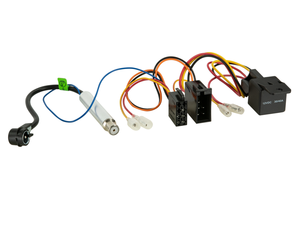ACV 1321-47 | ISO Adapterkabel Ford / VAG mit S-Kontakt, inkl. Antennenadapter auf ISO