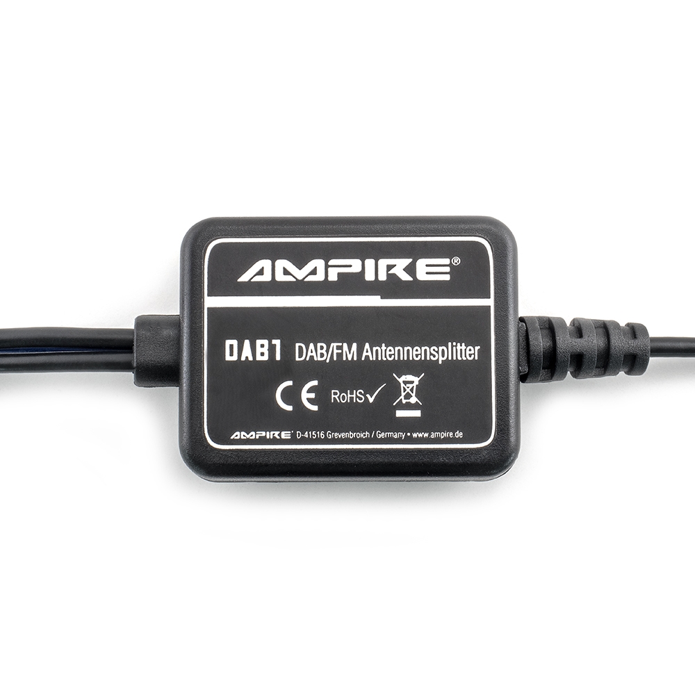 Ampire DAB1 DAB+ Antennensplitter (DIN auf DIN und SMB)