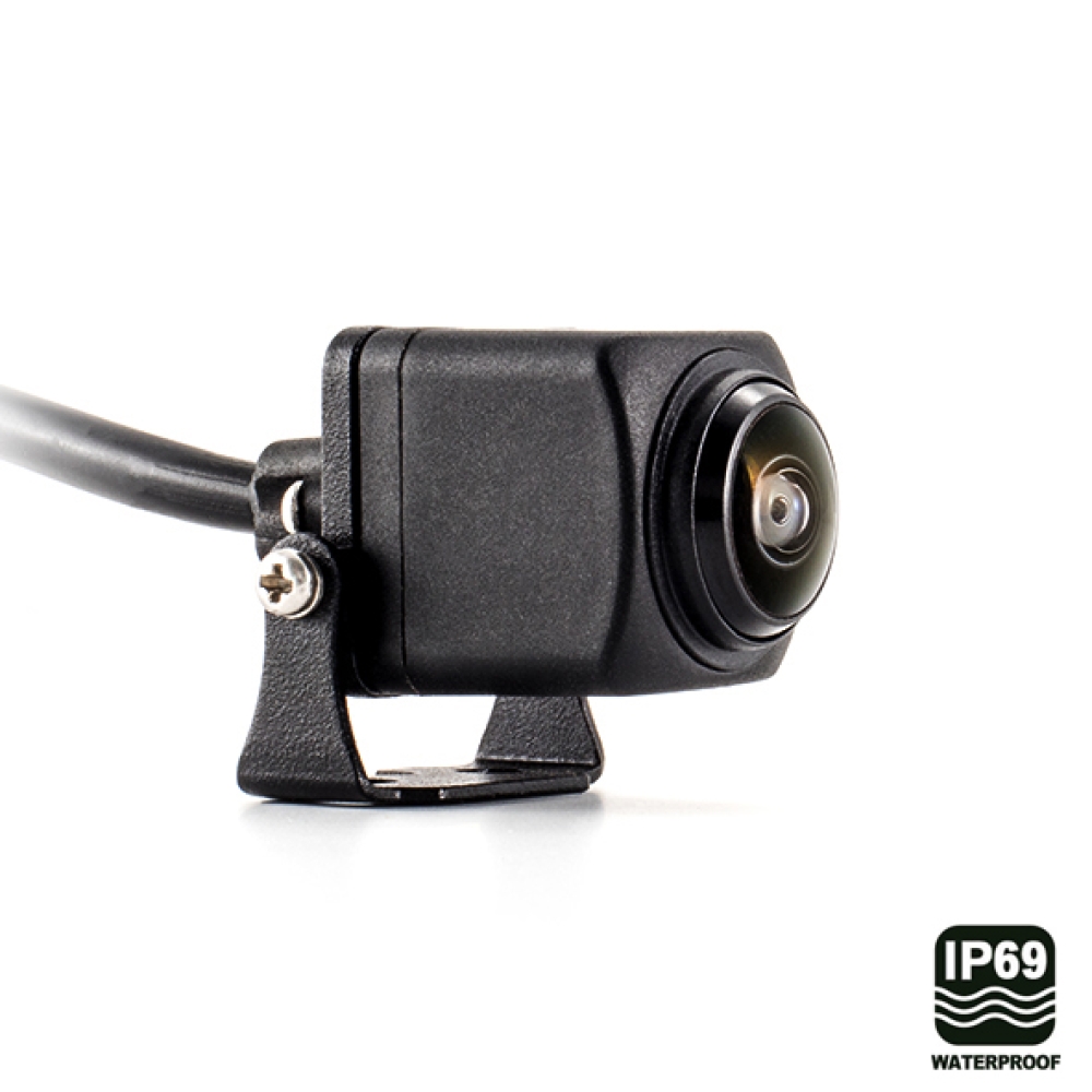 Ampire KIP100 Ultra-Weitwinkel Farb-Rückfahrkamera, IP69K, Heckeinbau