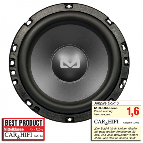 Ampire BOLD6 | 16.5 cm Subwoofer