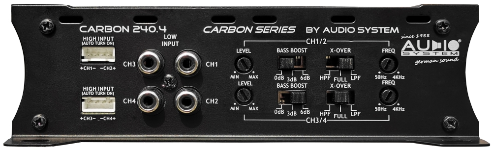 Audio System CARBON 250.4 | 4-Kanal Verstärker