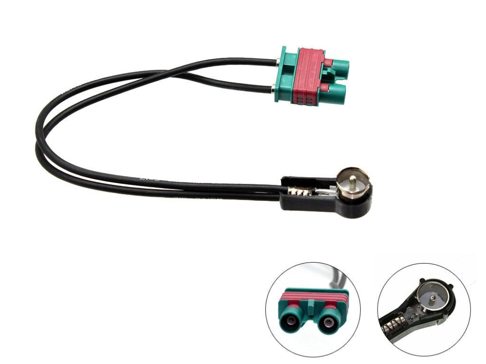 Antennenadapter Volvo C30, C70, S40, V50, Audi A1, A3, TT auf ISO 50 Ohm (CT27AA34)