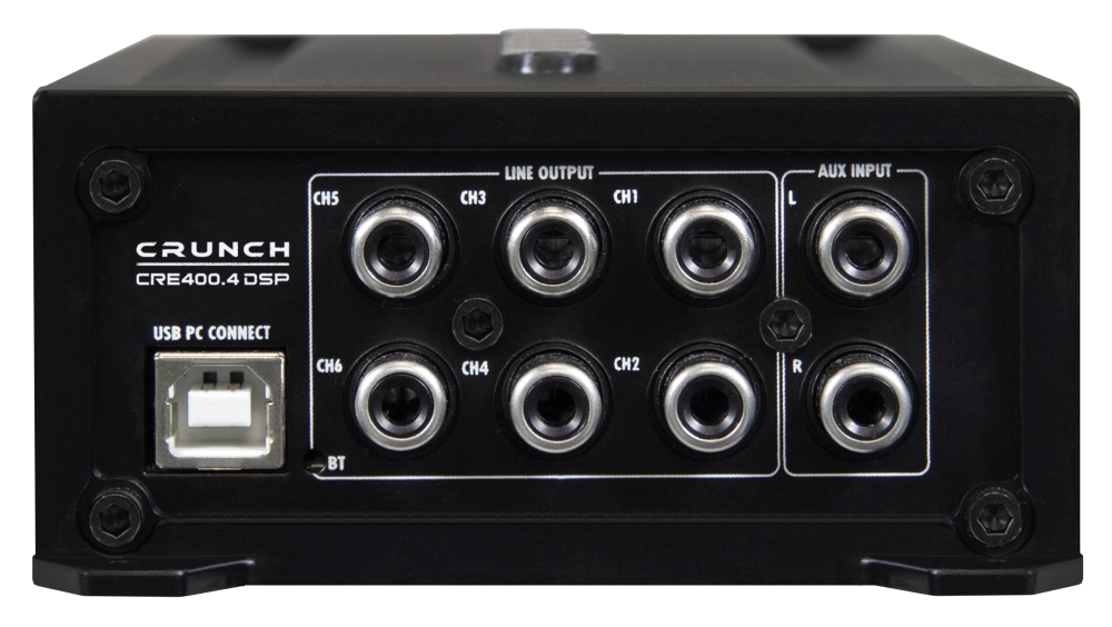 Crunch CRE400.4DSP-ISO.M14 | 4-Kanal Verstärker mit 6-Kanal DSP, inkl. fahrzeugspezifischem Adapter