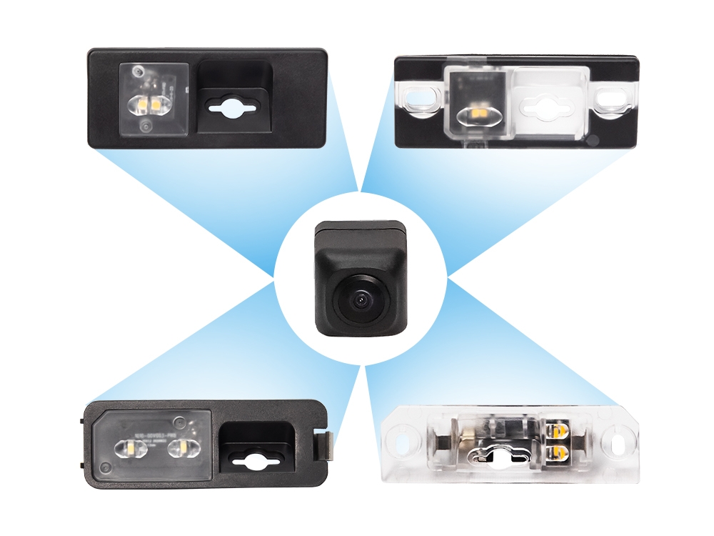 Dynavin CAMPL-V000-Y Lite | Kennzeichenleuchten-Kamera für fast alle VW Seat Skoda Porsche Modelle