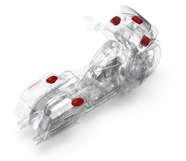 Rockford Fosgate HD14RGSG-STAGE3 Kit für Harley Davidson - Kopie