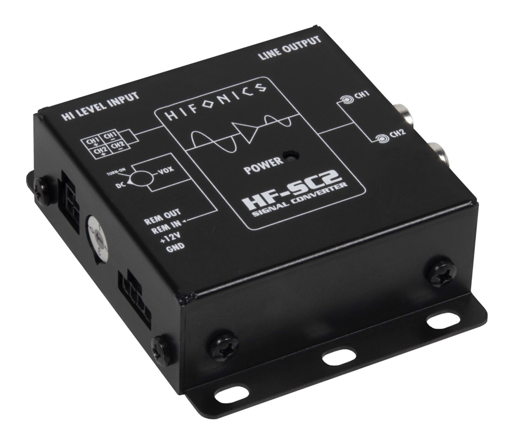 Hifonics HF-SC2 | 2-Kanal High-Low Converter (mit EPS)