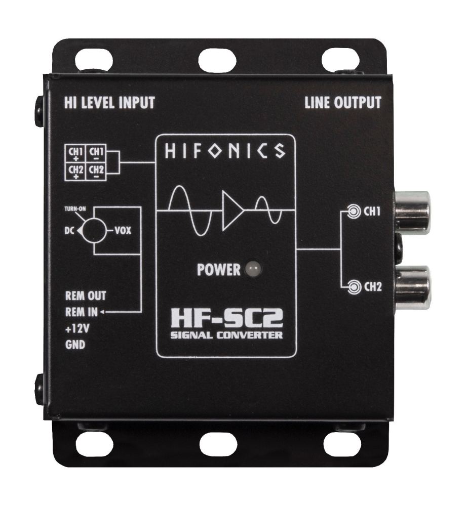 Hifonics HF-SC2 | 2-Kanal High-Low Converter (mit EPS)