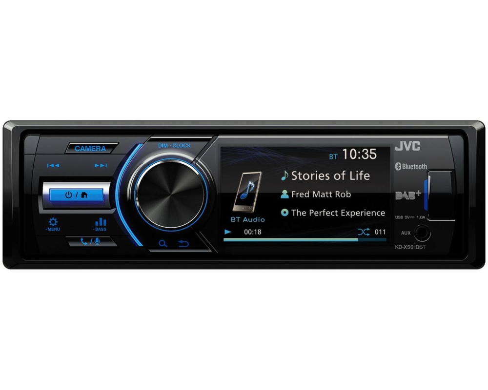 JVC KD-X561DBT Digital-Media-Receiver mit DAB+ - , dein  preiswerter Car-Hifi-Fachhandel!