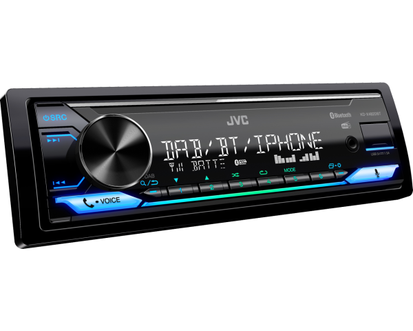 JVC KD-X482DBT Digital-Media-Receiver mit DAB+ und Bluetooth (ohne Antenne)