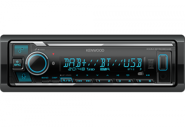 Kenwood KMM-BT508DAB Digital Media Receiver mit Bluetooth & DAB+ (inkl. Antenne)