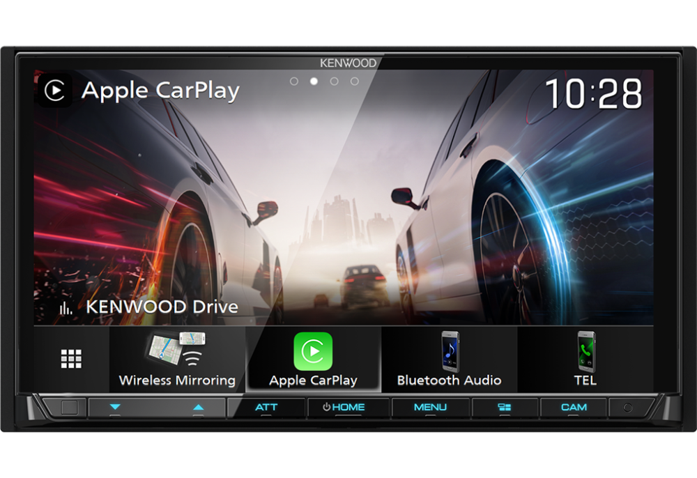 Kenwood DMX8021DABS | 17,5 cm Receiver mit Apple CarPlay, Android Auto und DAB+