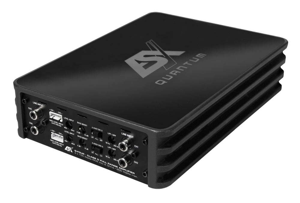 ESX Quantum Q-Four 24V 4-Kanal Digital-Verstärker