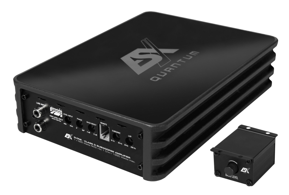 ESX Quantum Q-One 24V digitaler Monoblock Verstärker
