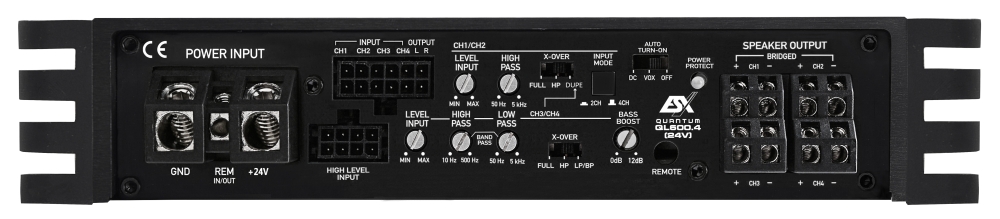 ESX Quantum QL600.4 24V 4-Kanal Verstärker