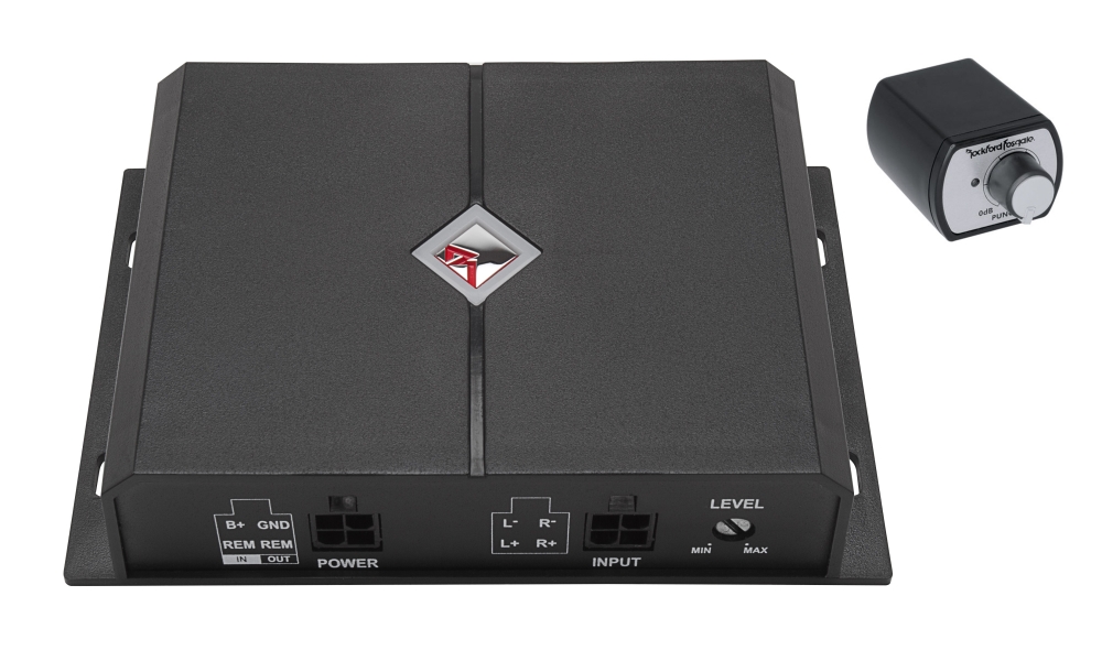 Rockford Fosgate RFPEQU Fernbedienung und High-Low Converter