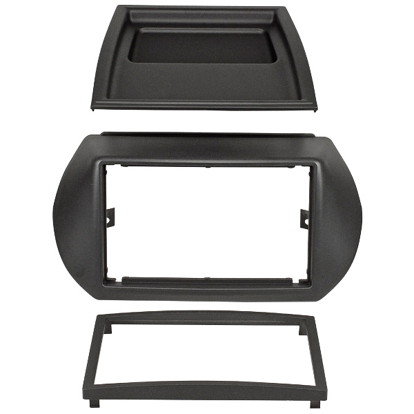 Radioblende Citroen Nemo, Fiat Qubo, Peugeot Bippa (1 DIN mit Ablagefach) (CT24FT25)