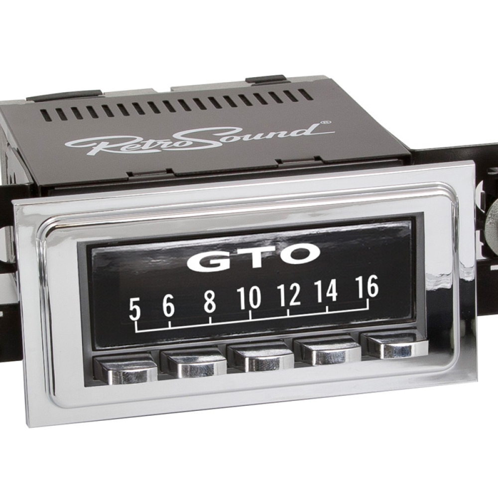 Retrosound SCP30 Displayschutzfolie Pontiac GTO 3er Set