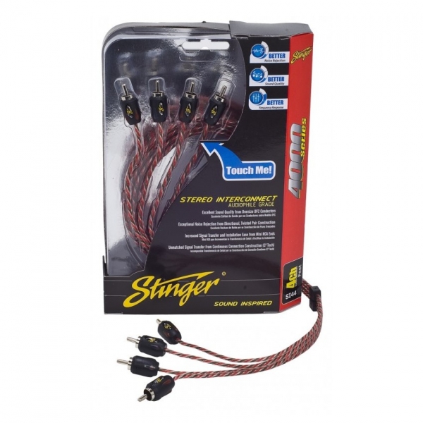 Stinger SI4417 4-Kanal Cinchkabel 5,1m