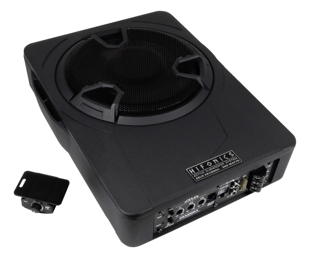 Hifonics Zeus ZRX200A | 20 cm Aktiv-Subwoofer