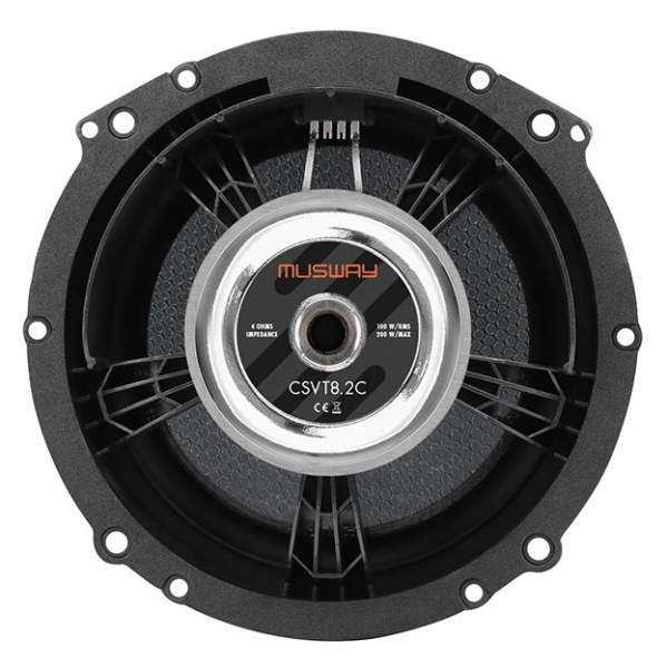 MUSWAY CSVT8.2C 2-Wege Komponentensystem für VW T5 / T6