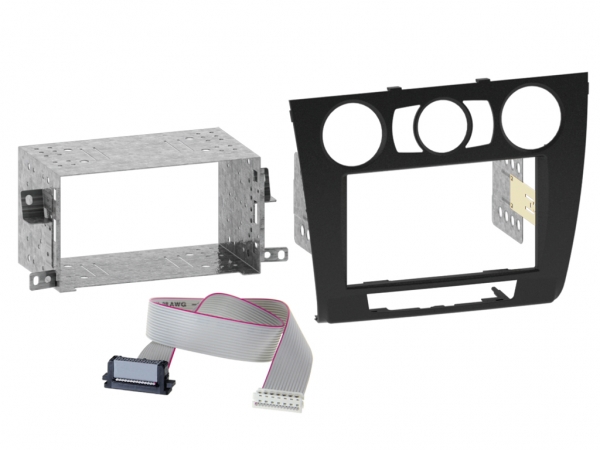 Radioblende BMW 1er mit manueller Klimaanlage (2 DIN Einbauset) (CT23BM06)