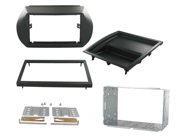 Radioblende Citroen Nemo ab 2007 (2 DIN Einbauset)(CT243CT06)