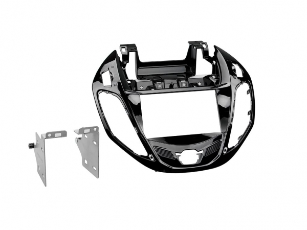 Radioblende Ford B-Max ab 2012 hochglanz schwarz (2 DIN Einbauset) - (CT23FD36)