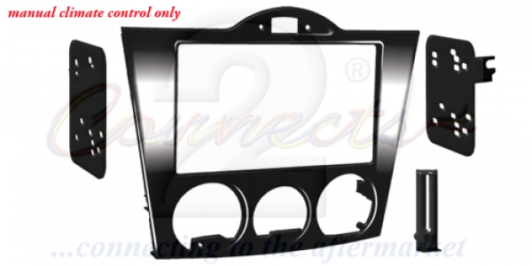 Radioblende Mazda RX-8 2004 bis 2008 hochglanz schwarz (CT23MZ04)