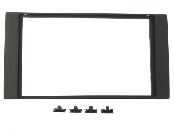 Radioblende Ford C-Max, Focus, Fusion ab 2004 schwarz (2 ISO) (CT24FD18)