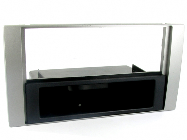 Radioblende Ford C-Max, Focus, Fusion, Galaxy, Kuga, S-Max, Transit ab 2004 silber (1 DIN) (CT24FD28)