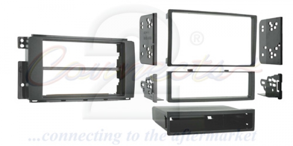Radioblende Smart ForTwo ab 2007 (2 DIN Einbauset)(CT24MM07)