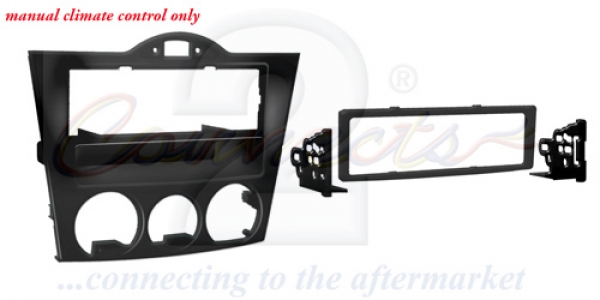 Radioblende Mazda RX-8 2004 bis 2008 schwarz (CT24MZ11)