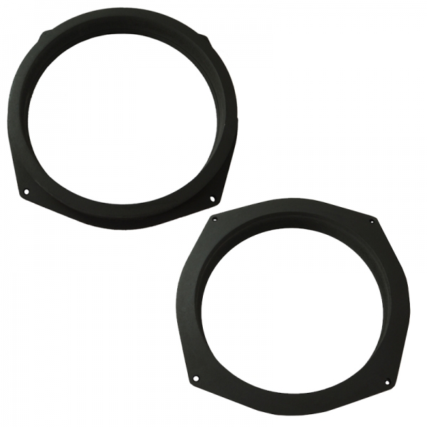 Lautsprecherringe BMW 1er, 3er, 5er, 7er, Z4 (200mm unter Vordersitz, MDF Version) (LR04-000mdf)