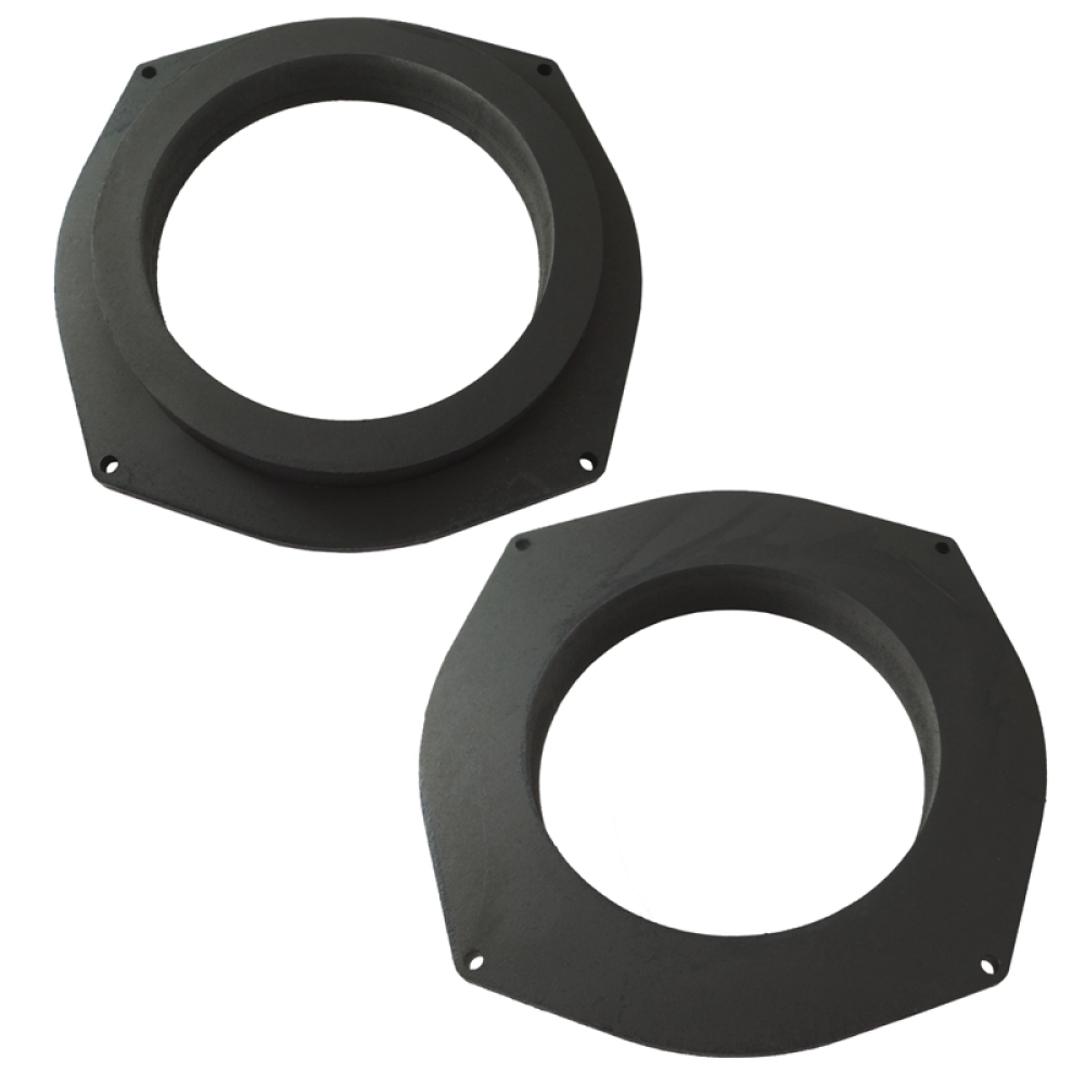 Lautsprecherringe BMW 1er, 3er, 5er, Z4 (165mm unter Vordersitz, MDF Version) )(LR04-003mdf)