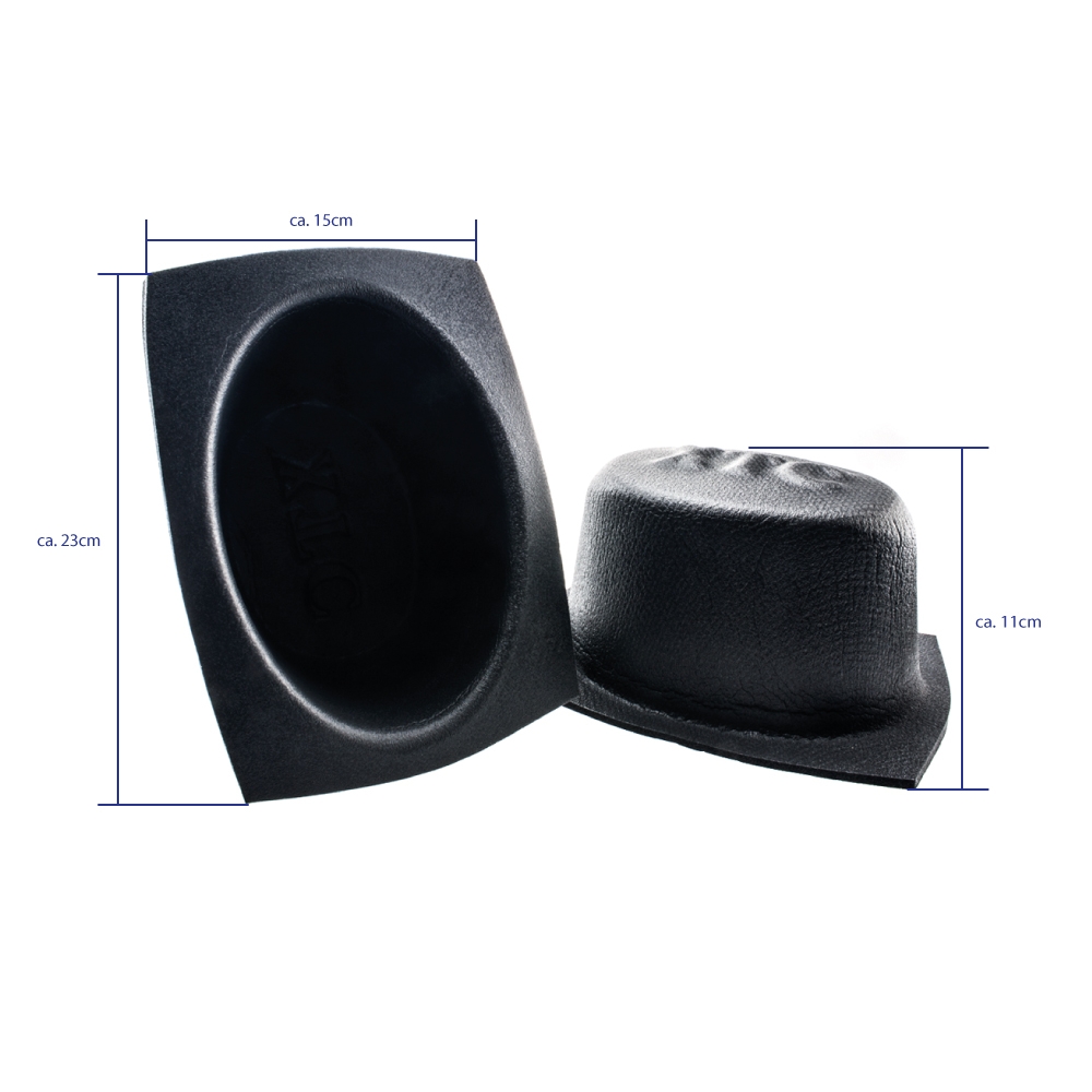 Metra VXT69 Lautsprecher-Schutzgehäuse aus Schaumstoff, oval, 6x9'' (Paar)