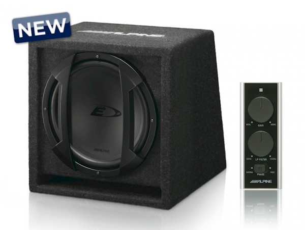 Alpine SWE-815 geschlossener Aktiv-Subwoofer