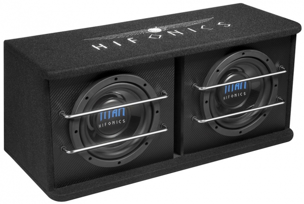 Hifonics Titan TD200R | 2 x 20 cm Bassreflex Subwoofer