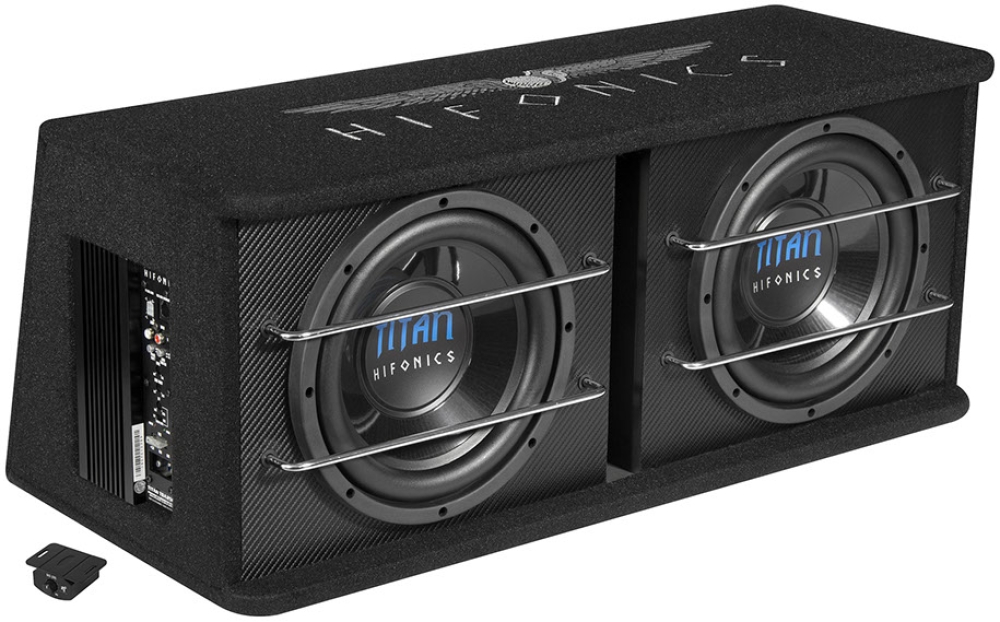 Hifonics Titan TDA250R | 2 x 25 cm Aktiv-Subwoofer